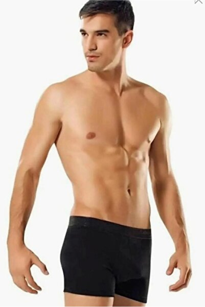 Tutku Men's Elastane Boxer 4 Pieces Same Color