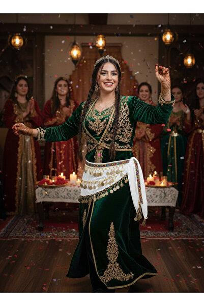 Kaftan Collection Şifon Şakira Kemeri