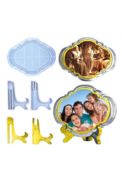 Tinky Winky Epoksi Reçine Silikon Kalıp Ayaklı Resimlik Fotoğraflık Çerçeve F...