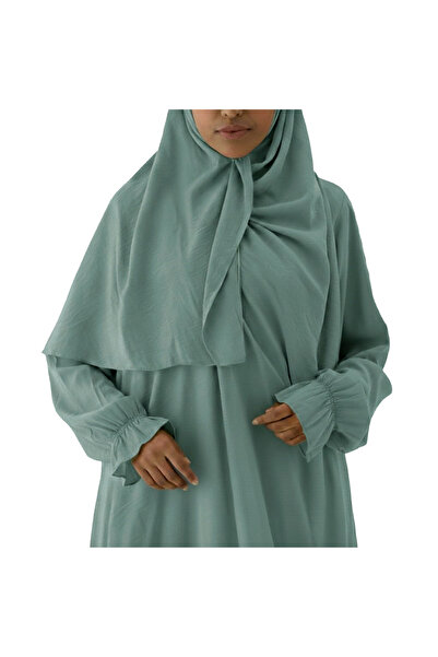 SDD Cotton prayer shawl with attached scarf, wide and comfortable