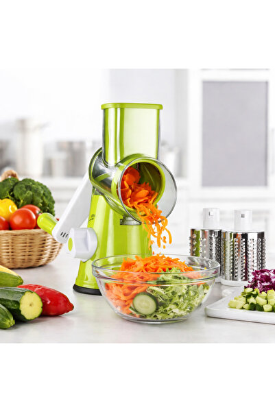 GENERAL'S Versatile 3-blade manual vegetable grater and blender – quick and e...