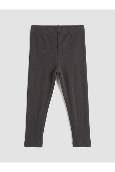 LC Waikiki بنطلون رياضي ضيق من مجموعة إلسيفا للأولاد الصغار بلون أنثراسايت