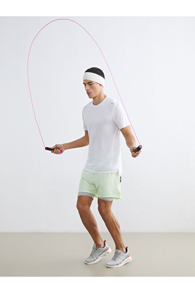 LC Waikiki Xside Active Green Standard Fit Men's Sports Shorts with Nevavm Di...