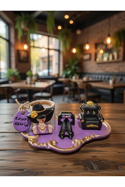 RivelCandle Porcelain Coffee Cup Presentation Set with Female Figure – Coffee...