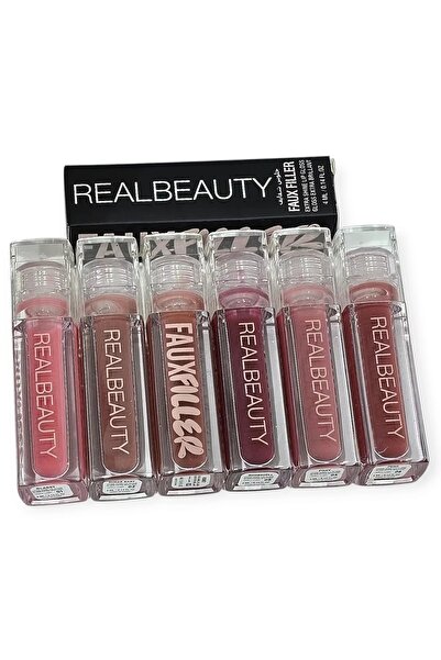 real beauty قلوس شفايف 6 لون