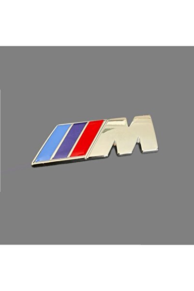 BsElektronik Metal Bmw m Metal Logo Rear Trunk Lettering 7.5 cm