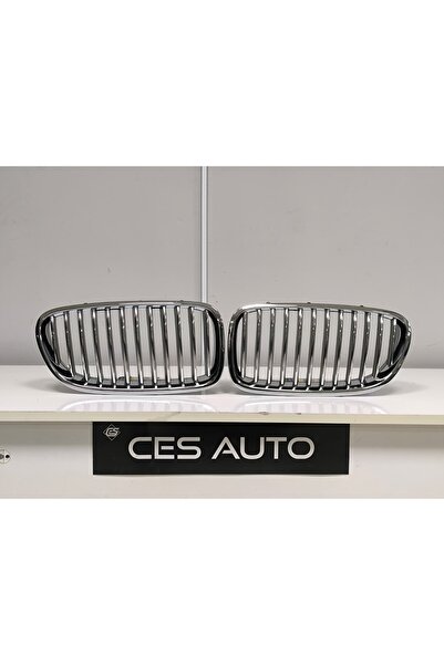 CESAUTO BMW 5 SERİSİ F10 2010-2016 UYUMLU KROM PANJUR TAKIMI BÖBREK SETİ SIFI...