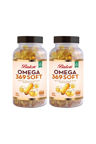 Balen Omega 3-6-9 Soft 2 Pieces 1380 Mg 200 Capsules