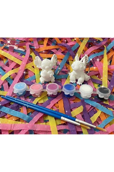 Mynivora Sevgiliyle Birlikte Boyama Anahtarlık Seti – 2’li Mini Figür 5,5 cm,...