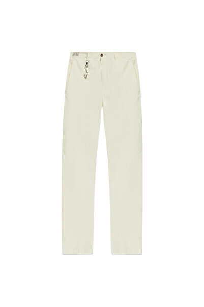 PAUL&SHARK Men's Regular Fit Normal Waist Narrowed Leg Cotton White Trousers ...
