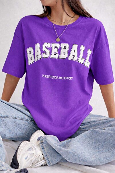New Shine Baseball Purple Unisex T-Shirt