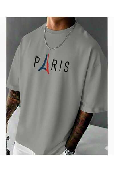 New Shine Paris Printed Gray Unisex T-Shirt