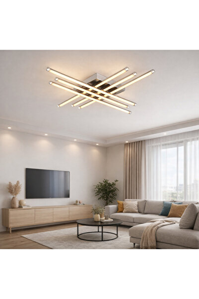 TT AYDINLATMA TT070-KR-GÜNIŞIĞI 6 lı Çubuk Model GÜN IŞIĞI LED Krom Kaplama L...