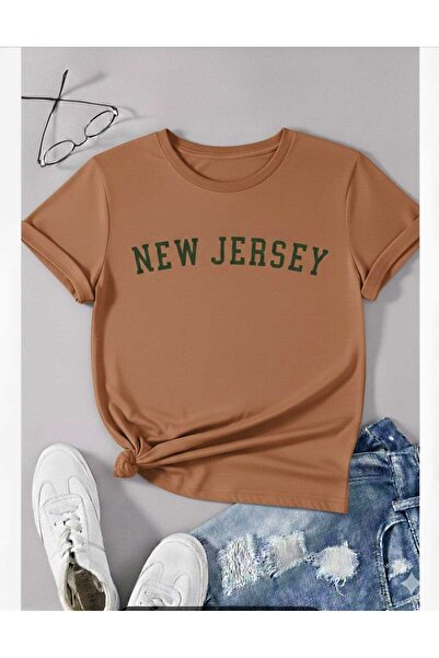 New Shine New Jersey Printed Brown Unisex T-Shirt