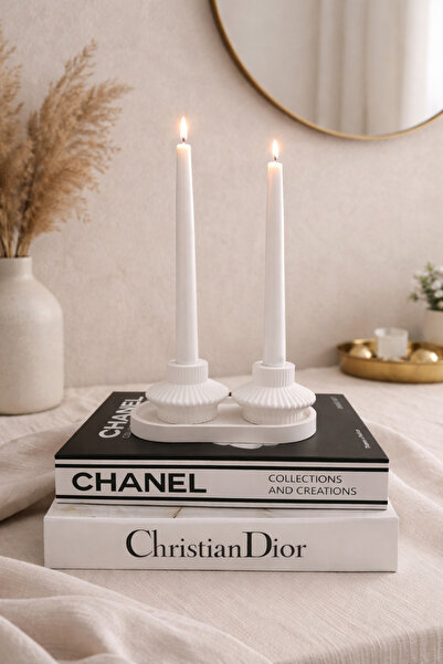 rufhomedesign Pinterest Decorative Plate Set of 2 Candle Holders