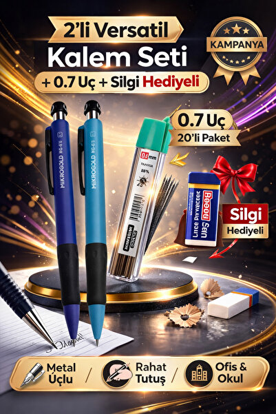W-Design 2 Pieces of 0.7 Versatil Pen + 1 Piece of 0.7 Tip + 1 Piece of Erase...