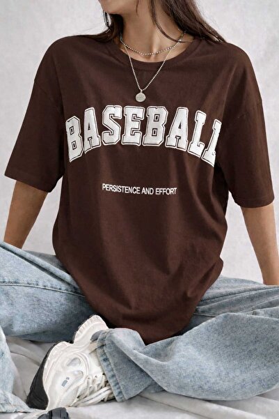 New Shine Baseball Brown Unisex T-Shirt