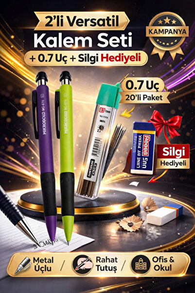 W-Design 2 Pieces of 0.7 Versatil Pen + 1 Piece of 0.7 Tip + 1 Piece of Erase...