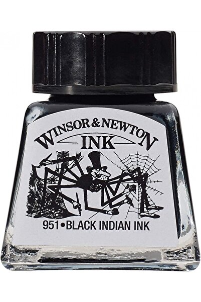 Winsor Newton Çini Mürekkebi Siyah 14ml