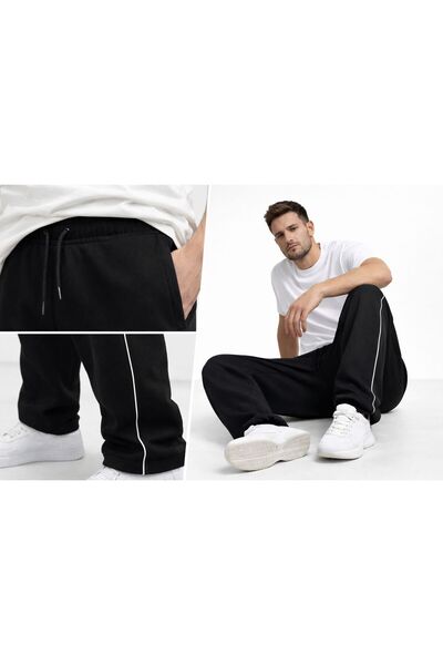 EDİZER COLLECTİON 3-Thread Premium Fabric Baggy Fit Sweatpants — Comfortable ...