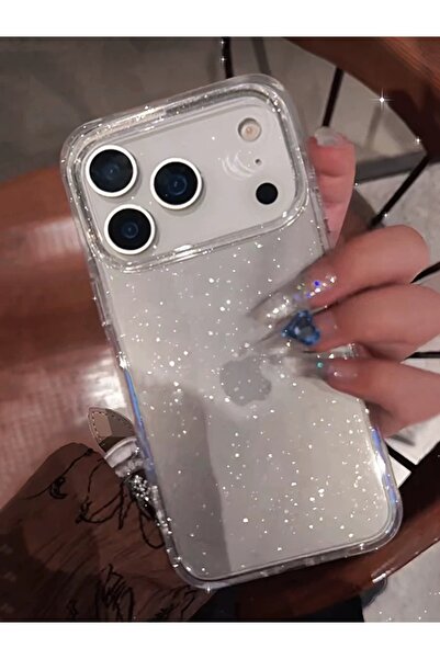 EDELFU متوافق مع iPhone 17 PRO - غطاء سيليكون شفاف لامع مع فتحة كاميرا، غطاء ...