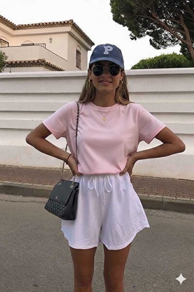 New Shine Solid Color Pink Unisex T-Shirt