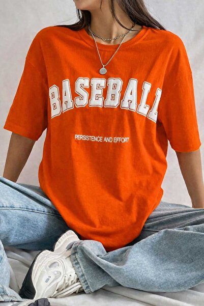 New Shine Baseball Orange Unisex T-Shirt