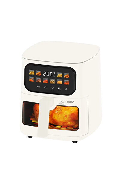Typhoon Digital Fryer with Window White 5L 1400W