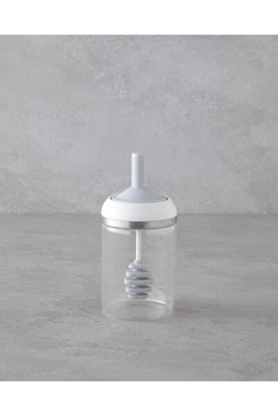 English Home Shelby Borosilikat Bal Kavanoz 400 ml Gri