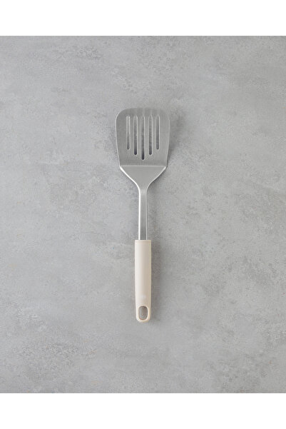 English Home Maisy Paslanmaz Çelik Izgara Spatula 34 cm Krem