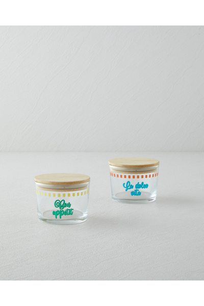 English Home Bon Vita Cam 2'li Baharatlik 220 ml - 220 ml Mavi-yeşil