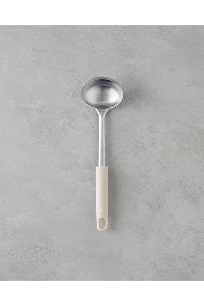 English Home Maisy Paslanmaz Çelik Kepçe 31,5 cm Krem