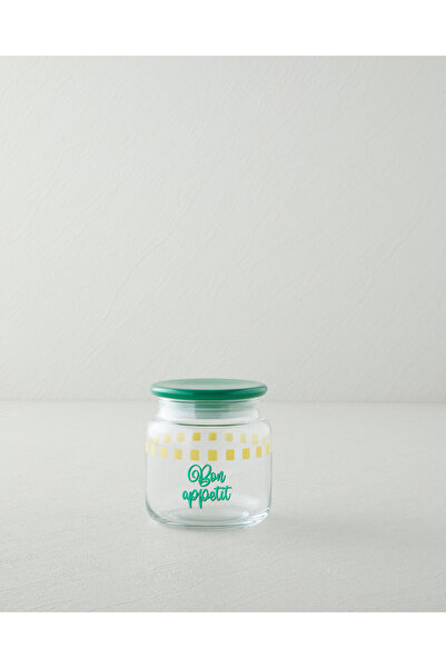English Home Bon Appetit Cam Kavanoz 500 ml Yeşil
