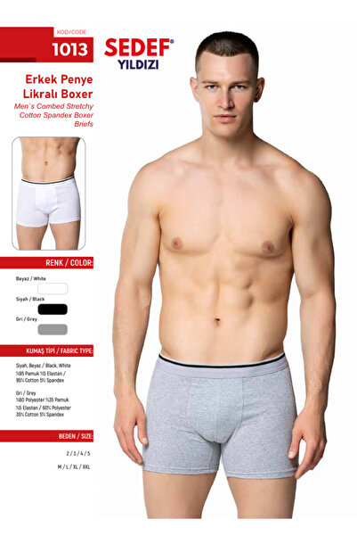 BENALİ Underwear (6 Pieces) Lycra Men's Belted Boxer Briefs