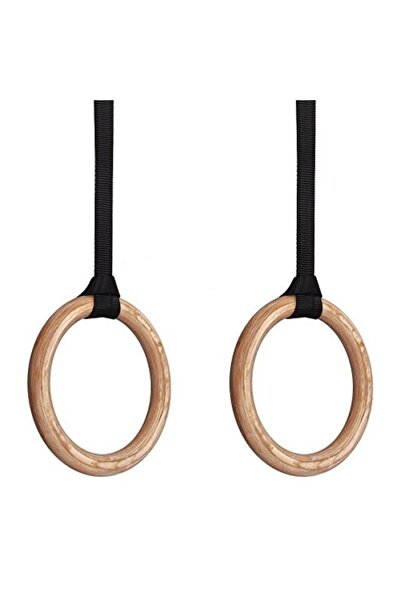 markentegra Ahşap Jimnastik Barfiks Halkası, Güvenilir Kayışlar