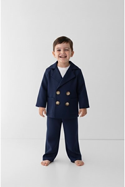 AseLKidsBoutique Set jachetă EAHAT pentru băieți, cu două piese OANTOLON