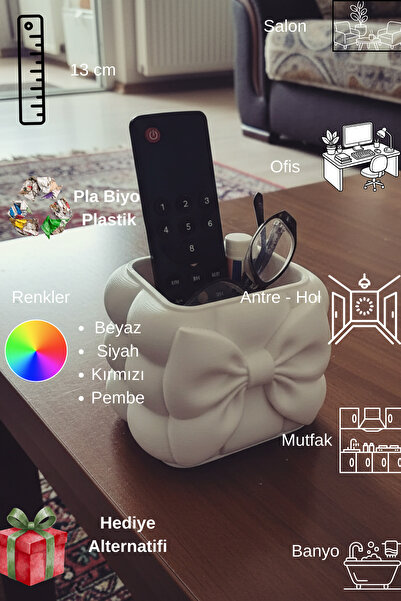 Oxyteez Fiyonk Tasarım Organizer Plastik Çok Amaçlı Masaüstü Düzenleyici