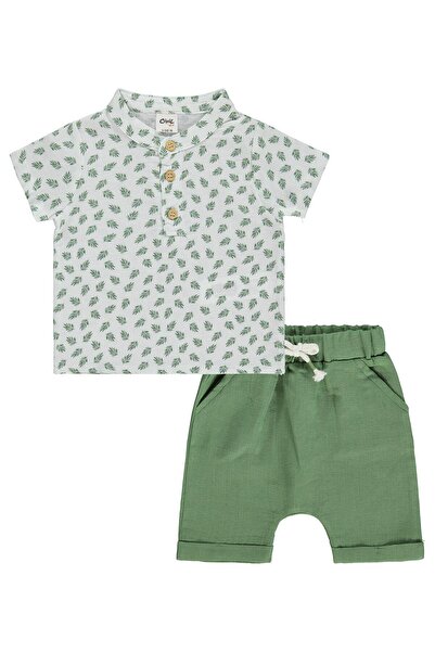 Civil Baby Muslin Sheet Set for 6-18 Months - Green 12-18 Months