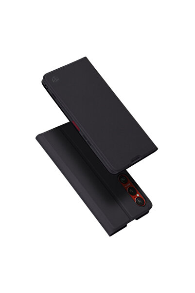 Techsuit Husă tip carte Magskin pentru Sony Xperia 1 VI, neagră