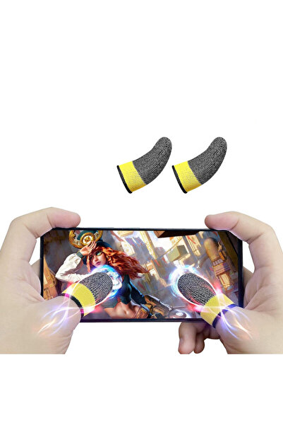 Techsuit Manșoane pentru degete de gaming FS4-02, galbene