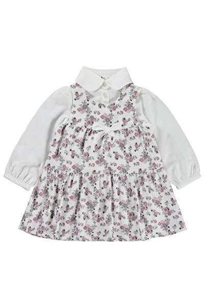 Civil Girls 2-5 Years Old Dress with Bow - Pink 4-5 Years Old