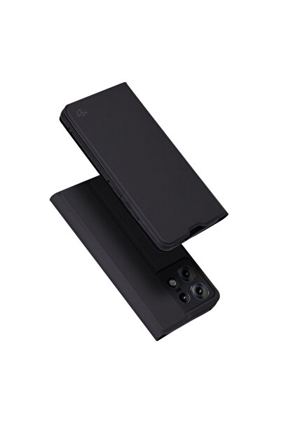 Techsuit Θήκη βιβλίου Motorola Edge 50 Pro Magskin, μαύρη