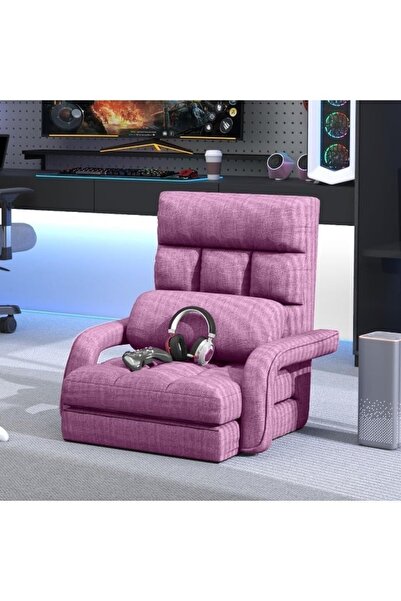 smart home 2-in-1 Folding Sofa Bed & Lounger – 6-Position Adjustable, Cotton ...