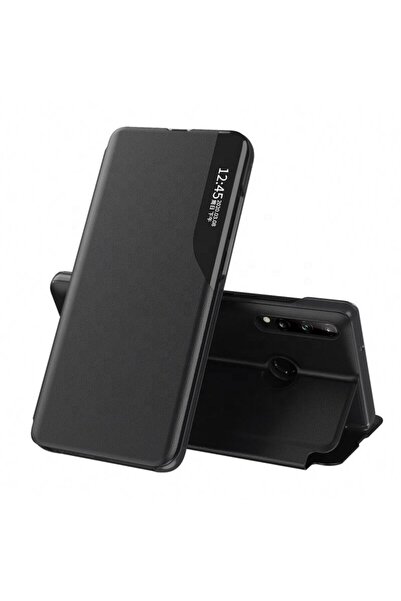 Techsuit Huawei P30 Lite Leather View Flip Case, Black