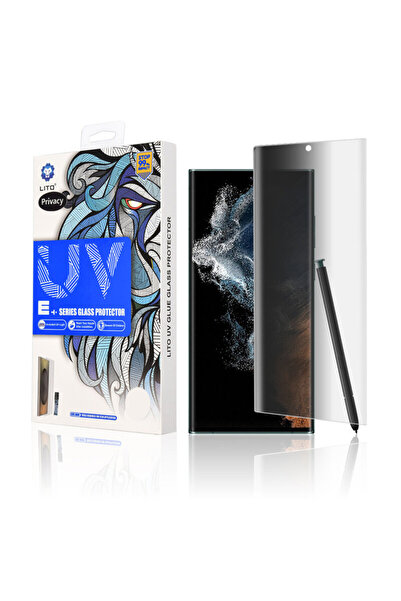 Lito Folie de sticlă cu adeziv UV pentru Samsung Galaxy S22 Ultra 5G