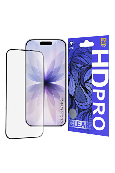 Lito iPhone 17 HD Pro Clear Glass Film, Black