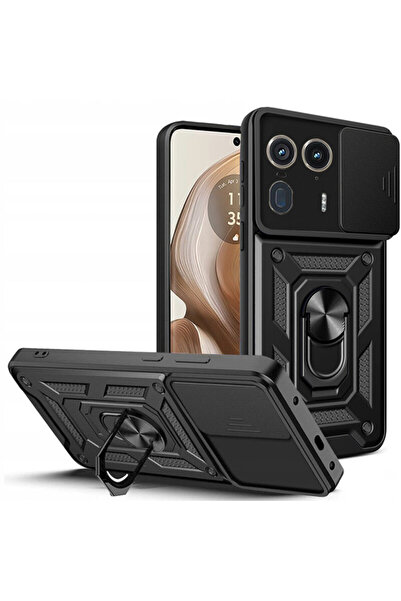 Techsuit Θήκη προστασίας κάμερας Motorola Edge 50 Ultra σειρά CamShield, μαύρη