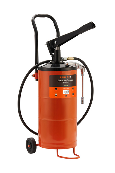 Lawazim 15L Manual Grease Pump Bucket with Lever Handle & Flexible Hose