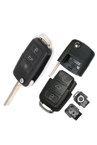 Aftermarket Carcasă cheie compatibilă cu MK4, 2002-2005, 2 BUTOANE,