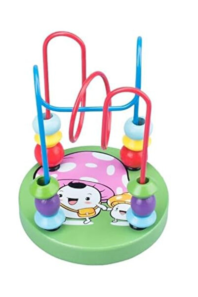 Twisoo Montessori Wooden Cartoon Bead Maze Activity Toy for Kids – Multicolor...